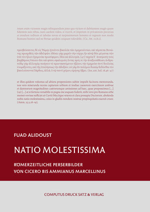 Buchcover Natio molestissima | Fuad Alidoust | EAN 9783940598448 | ISBN 3-940598-44-5 | ISBN 978-3-940598-44-8