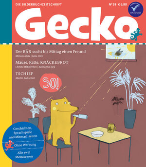 Buchcover Gecko Kinderzeitschrift Band 59 | Martin Baltscheit | EAN 9783940675583 | ISBN 3-940675-58-X | ISBN 978-3-940675-58-3