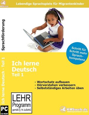 Buchcover Ich lerne Deutsch - Teil 1 - Windows 10 / 8 / 7 / Vista / XP | Evelyn Heim | EAN 9783940688361 | ISBN 3-940688-36-3 | ISBN 978-3-940688-36-1