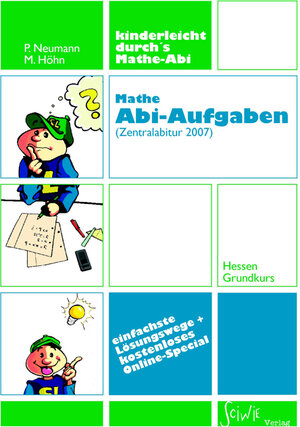 Buchcover Mathe Abi-Aufgaben (Zentralabitur 2007) | Patrik Neumann | EAN 9783940707338 | ISBN 3-940707-33-3 | ISBN 978-3-940707-33-8