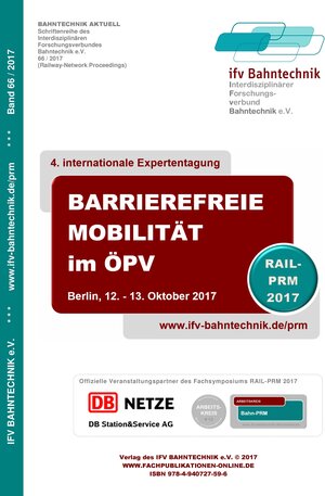 Buchcover Barrierefreie Mobilität im ÖPV 2017  | EAN 9783940727596 | ISBN 3-940727-59-8 | ISBN 978-3-940727-59-6