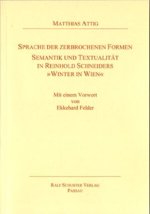 Buchcover Sprache der zerbrochenen Formen | Matthias Attig | EAN 9783940784117 | ISBN 3-940784-11-7 | ISBN 978-3-940784-11-7