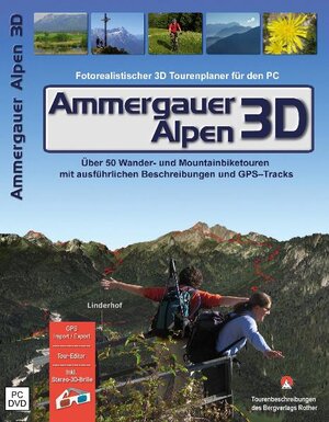 Buchcover Ammergauer Alpen 3D  | EAN 9783940797179 | ISBN 3-940797-17-0 | ISBN 978-3-940797-17-9