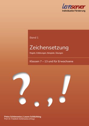Buchcover Zeichensetzung (Band 1) | Petra Schönweiss | EAN 9783940876744 | ISBN 3-940876-74-7 | ISBN 978-3-940876-74-4