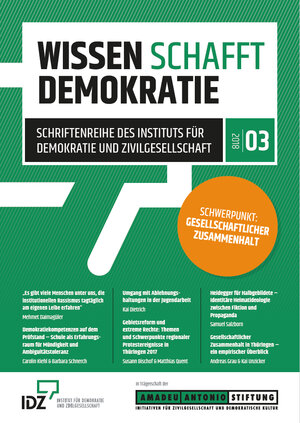 Buchcover Wissen schafft Demokratie  | EAN 9783940878359 | ISBN 3-940878-35-9 | ISBN 978-3-940878-35-9