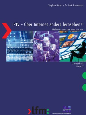 Buchcover IPTV - Über Internet anders fernsehen?! | Stephan Dieter | EAN 9783940929006 | ISBN 3-940929-00-X | ISBN 978-3-940929-00-6