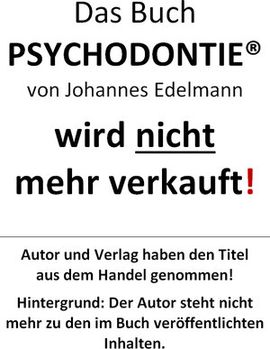 Buchcover Psychodontie | Johannes Edelmann | EAN 9783940965202 | ISBN 3-940965-20-0 | ISBN 978-3-940965-20-2