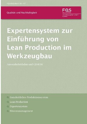 Buchcover Expertensystem zur Einführung von Lean Production im Werkzeugbau | Ludger Overmeyer | EAN 9783940991089 | ISBN 3-940991-08-2 | ISBN 978-3-940991-08-9