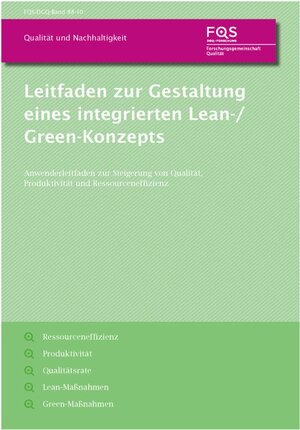 Buchcover Leitfaden zur Gestaltung eines integrierten Lean-/Green Konzepts | Gisela Lanza | EAN 9783940991218 | ISBN 3-940991-21-X | ISBN 978-3-940991-21-8