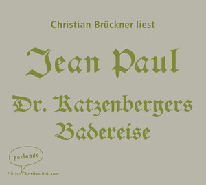 Buchcover Dr. Katzenbergers Badereise | Jean Paul | EAN 9783941004443 | ISBN 3-941004-44-1 | ISBN 978-3-941004-44-3