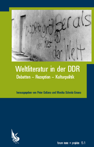 Buchcover Weltliteratur in der DDR  | EAN 9783941030206 | ISBN 3-941030-20-5 | ISBN 978-3-941030-20-6