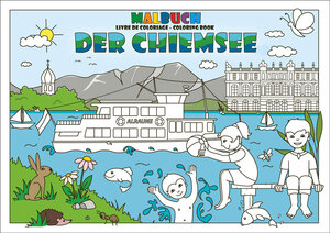 Buchcover Malbuch Der Chiemsee | Alraune Huber | EAN 9783941032262 | ISBN 3-941032-26-7 | ISBN 978-3-941032-26-2