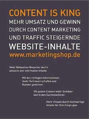 Buchcover Content is King | EAN 9783941045163 | ISBN 3-941045-16-4 | ISBN 978-3-941045-16-3