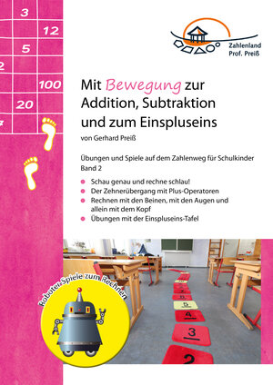 Buchcover Mit Bewegung zur Addition, Subtraktion und zum Einspluseins | Gerhard Preiss | EAN 9783941063044 | ISBN 3-941063-04-9 | ISBN 978-3-941063-04-4