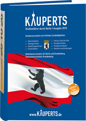 Buchcover KAUPERTS Straßenführer durch Berlin 2010  | EAN 9783941108011 | ISBN 3-941108-01-8 | ISBN 978-3-941108-01-1