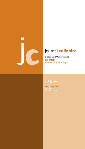 Buchcover journal culinaire. Kultur und Wissenschaft des Essens  | EAN 9783941121157 | ISBN 3-941121-15-4 | ISBN 978-3-941121-15-7