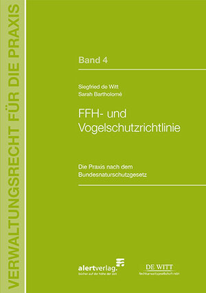 Buchcover FFH- und Vogelschutzrichtlinie | Siegfried de Witt | EAN 9783941136328 | ISBN 3-941136-32-1 | ISBN 978-3-941136-32-8