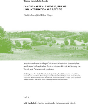 Buchcover Landschaften: Theorie, Praxis und Internationale Bezüge | Diedrich Bruns | EAN 9783941148055 | ISBN 3-941148-05-2 | ISBN 978-3-941148-05-5