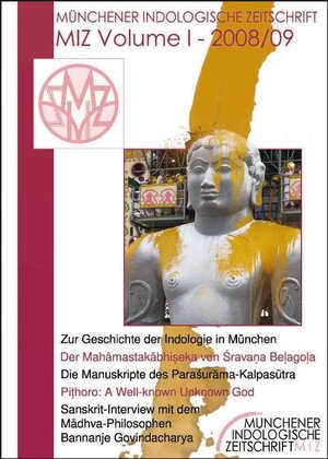 Buchcover Münchener Indologische Zeitschrift (MIZ)  | EAN 9783941196001 | ISBN 3-941196-00-6 | ISBN 978-3-941196-00-1