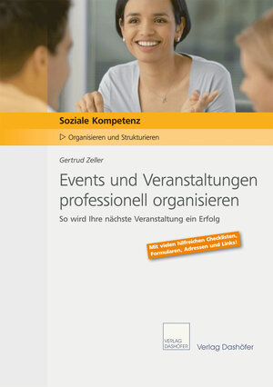 Buchcover Events und Veranstaltungen professionell organisieren | Gertrud Zeller | EAN 9783941201170 | ISBN 3-941201-17-4 | ISBN 978-3-941201-17-0