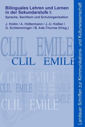 Buchcover Bilinguales Lehren und Lernen in der Sekundarstufe I: Sprache, Sachfach und Schulorganisation | EAN 9783941320840 | ISBN 3-941320-84-X | ISBN 978-3-941320-84-0