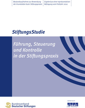 Buchcover Führung, Steuerung und Kontrolle in der Stiftungspraxis | Hermann Falk | EAN 9783941368460 | ISBN 3-941368-46-X | ISBN 978-3-941368-46-0