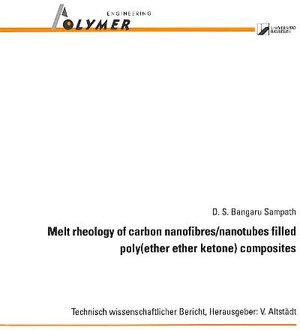 Buchcover Melt rheology of carbon nanofibres / nanotubes filled poly(ether ketone) composites | D S Sampath | EAN 9783941492158 | ISBN 3-941492-15-2 | ISBN 978-3-941492-15-8
