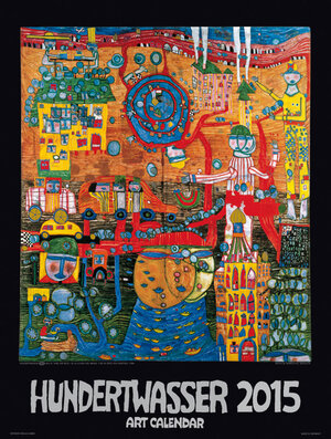 Buchcover Hundertwasser Großer Art Calendar 2015 (Deutsche Version)  | EAN 9783941548701 | ISBN 3-941548-70-0 | ISBN 978-3-941548-70-1