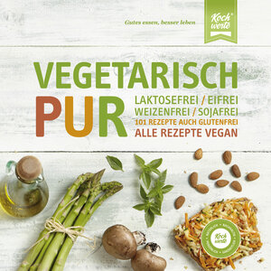 Buchcover Vegetarisch Pur. Laktosefrei, eifrei, weizenfrei, sojafrei  | EAN 9783941580800 | ISBN 3-941580-80-9 | ISBN 978-3-941580-80-0