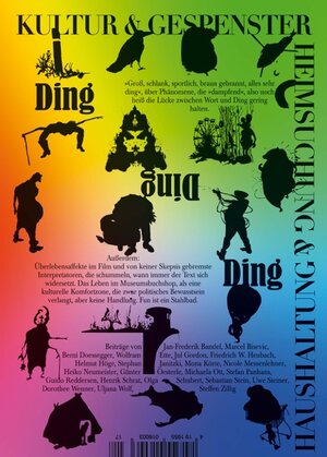 Buchcover Kultur & Gespenster / Ding Ding Ding | Michaela Ott | EAN 9783941613966 | ISBN 3-941613-96-0 | ISBN 978-3-941613-96-6