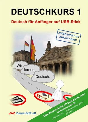 Buchcover Deutschkurs 1  | EAN 9783941623026 | ISBN 3-941623-02-8 | ISBN 978-3-941623-02-6