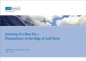 Buchcover Photovoltaics at the Edge of Grid Parity | Parag Bhamre | EAN 9783941632103 | ISBN 3-941632-10-8 | ISBN 978-3-941632-10-3