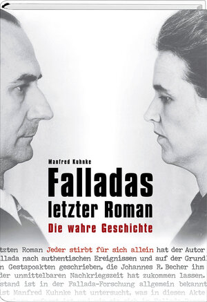 Buchcover Falladas letzter Roman | Manfred Kuhnke | EAN 9783941683105 | ISBN 3-941683-10-1 | ISBN 978-3-941683-10-5