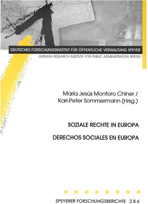 Buchcover Soziale Rechte in Europa / Derechos Sociales en Europa  | EAN 9783941738249 | ISBN 3-941738-24-0 | ISBN 978-3-941738-24-9