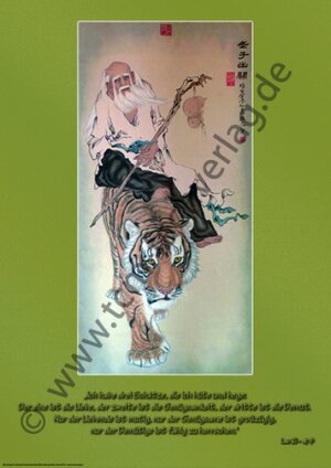 Buchcover „Lao Zi auf dem Tiger reitend“ von Gui Yuan Tang - 桂元书  | EAN 9783941814356 | ISBN 3-941814-35-4 | ISBN 978-3-941814-35-6