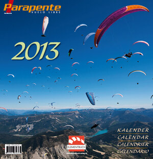 Buchcover Gleitschirm Kalender Parapente 2013 | Harald Kälberer | EAN 9783941856448 | ISBN 3-941856-44-8 | ISBN 978-3-941856-44-8