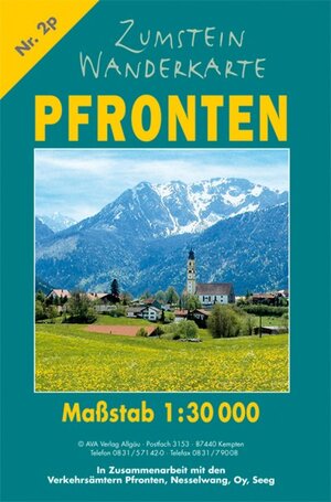 Buchcover Zumstein Wanderkarte Pfronten  | EAN 9783941869233 | ISBN 3-941869-23-X | ISBN 978-3-941869-23-3