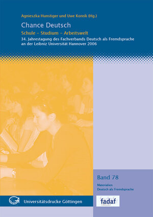 Buchcover Chance Deutsch : Schule - Studium - Arbeitswelt  | EAN 9783941875043 | ISBN 3-941875-04-3 | ISBN 978-3-941875-04-3