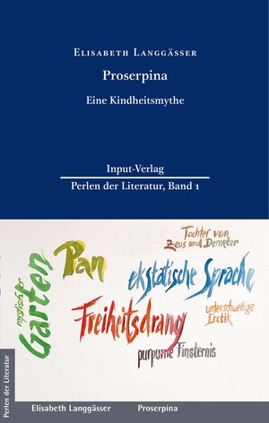 Buchcover Proserpina | Elisabeth Langgässer | EAN 9783941905252 | ISBN 3-941905-25-2 | ISBN 978-3-941905-25-2
