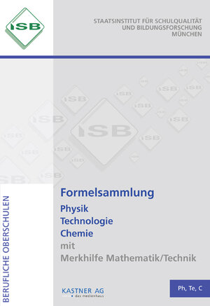 Buchcover Formelsammlung Physik Technologie Chemie  | EAN 9783941951389 | ISBN 3-941951-38-6 | ISBN 978-3-941951-38-9