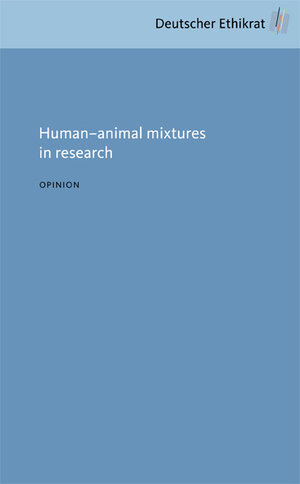 Buchcover Human–animal mixtures in research  | EAN 9783941957466 | ISBN 3-941957-46-5 | ISBN 978-3-941957-46-6