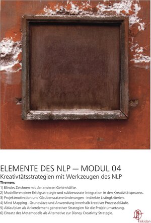 Buchcover NLP Elemente Modul 04 | Chris Mulzer | EAN 9783942019149 | ISBN 3-942019-14-0 | ISBN 978-3-942019-14-9