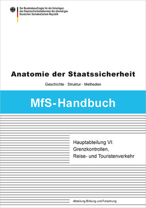 Buchcover Hauptabteilung VI | Monika Tantzscher | EAN 9783942130073 | ISBN 3-942130-07-6 | ISBN 978-3-942130-07-3
