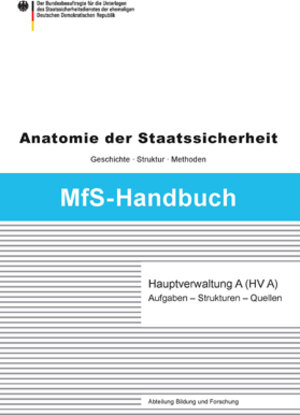 Buchcover Hauptverwaltung A (HV A) | Helmut Müller-Enbergs | EAN 9783942130158 | ISBN 3-942130-15-7 | ISBN 978-3-942130-15-8