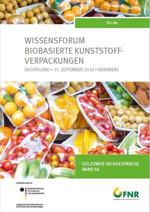 Buchcover Band 58: Wissensforum biobassierte Kunststoff-Verpackungen  | EAN 9783942147392 | ISBN 3-942147-39-4 | ISBN 978-3-942147-39-2