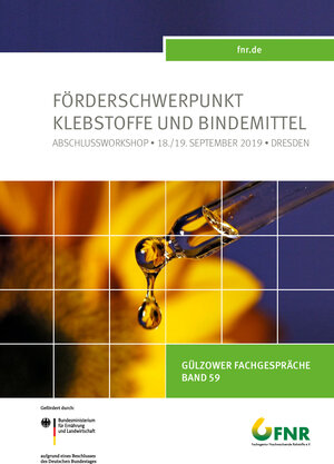 Buchcover Band 59: Abschlussworkshop Klebstoffe und Bindemittel  | EAN 9783942147408 | ISBN 3-942147-40-8 | ISBN 978-3-942147-40-8