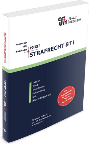 Buchcover Pocket Strafrecht BT I | Sebastian M. Knell | EAN 9783942174374 | ISBN 3-942174-37-5 | ISBN 978-3-942174-37-4