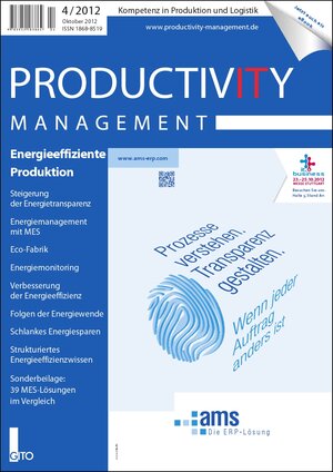 Buchcover Productivity Management 4/2012  | EAN 9783942183840 | ISBN 3-942183-84-6 | ISBN 978-3-942183-84-0
