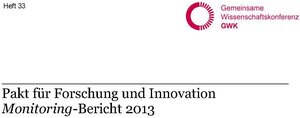 Buchcover Heft 33: Pakt für Forschung und Innovation - Monitoring-Bericht 2013 | Gemeinsame Wissenschaftskonferenz | EAN 9783942342216 | ISBN 3-942342-21-9 | ISBN 978-3-942342-21-6