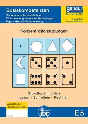 Buchcover E5 - Basiskompetenzen & Konzentrationsübungen | Cornelia Henkel | EAN 9783942352536 | ISBN 3-942352-53-2 | ISBN 978-3-942352-53-6